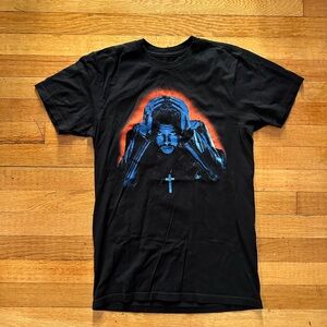 XO The Weeknd Starboy 2016 Graphic Black S/S Official Merch Crewneck T-Shirt SM